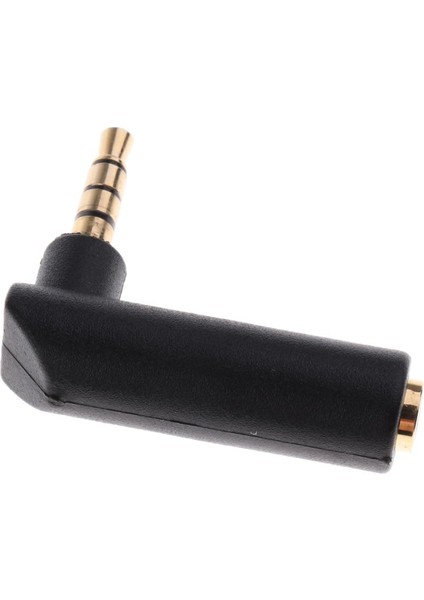 5 Adet L Şekli 90 Dik Açı 3.5mm 4pole Erkek 3pole Kadın Adaptör (Yurt Dışından)