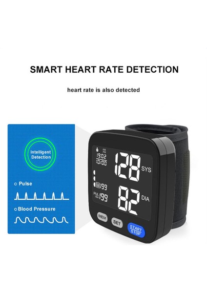 Ev Düşük Bir Kan Basıncı Monitörü Bilek Fabrikası Bilek indirimleri