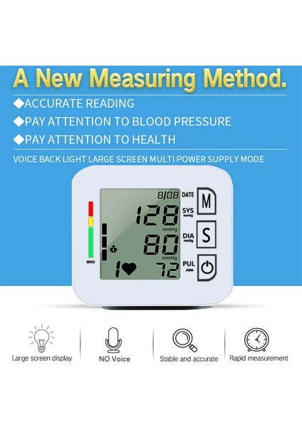 Ev Düşük Bir Kan Basıncı Monitörü Bilek Fabrikası Bilek fırsatları