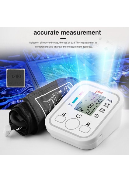 Kan Basıncı Monitörü Taşınabilir Tonometer Ev Kol Bandı