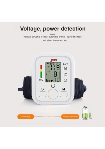 Kan Basıncı Monitörü Taşınabilir Tonometer Ev Kol Bandı