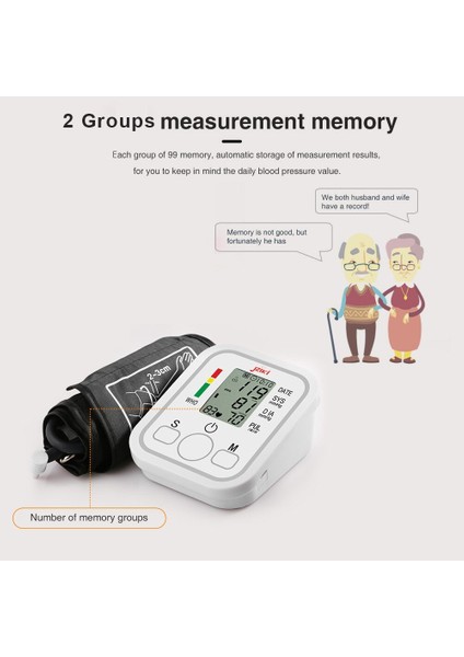 Kan Basıncı Monitörü Taşınabilir Tonometer Ev Kol Bandı