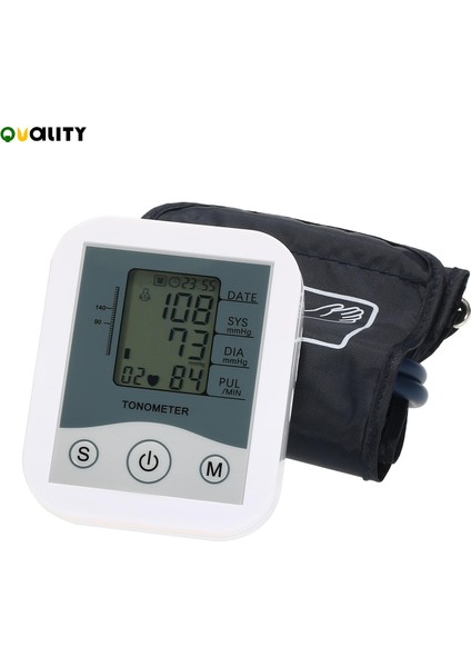 LCD Dijital Ekran Kan Basıncı Monitörü Kol Fshygmomanometer
