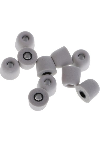 5 Pairs 4.5mm Bellek Köpük Ipuçları Universe Kulakiçi Kulaklıklar Için Kulaklık Gri Gri (Yurt Dışından) fiyatları