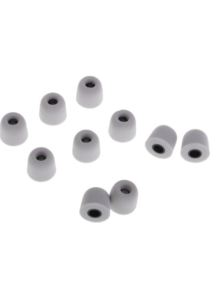 5 Pairs 4.5mm Bellek Köpük Ipuçları Universe Kulakiçi Kulaklıklar Için Kulaklık Gri Gri (Yurt Dışından) modelleri