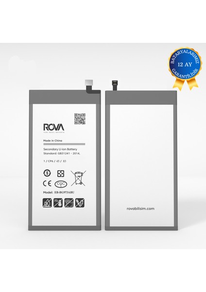 Samsung Galaxy S10 SM-G973 Batarya 3400 mAh modelleri