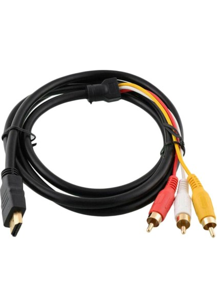 Erkek 3rca Video Ses Av Kablosu Adaptörü Verici Tv Için - 5ft / 1.5m (Yurt Dışından) fiyatları