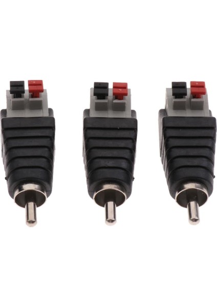 3 Adet Fono Rca Erkek Av Vida Terminali Video Av Adaptörü (Yurt Dışından) fiyatları