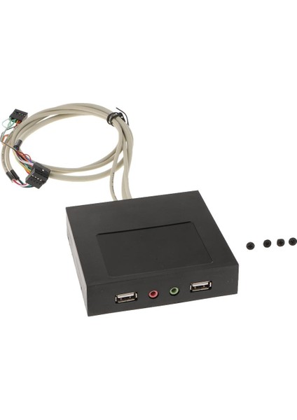 2 Port Usb2.0 Ön Panel Disket Disk Körfezi 9pin Hub Braketi Bilgisayar Için (Yurt Dışından)