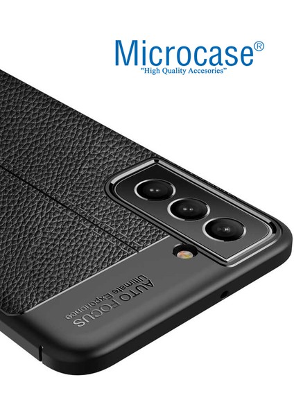 Samsung Galaxy S22 Plus 5g Leather Tpu Silikon Kılıf - Siyah fiyatları