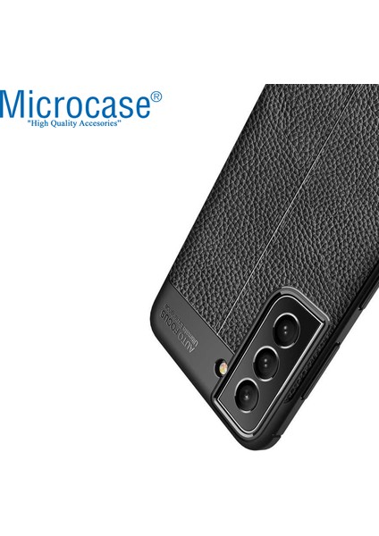 Samsung Galaxy S22 Plus 5g Leather Tpu Silikon Kılıf - Siyah modelleri