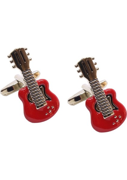 Gitar Figürlü Kol Düğmesi