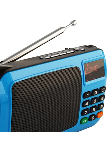 Taşınabilir USB Fm Radyo Acil Fener Arkadaş Mavi Için Yaratıcı Hediye (Yurt Dışından) fırsatları