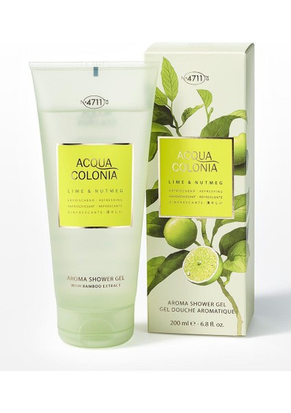 Acqua Colonıa Lime & Nutmeg Shower Gel 200 ml Duş Jeli