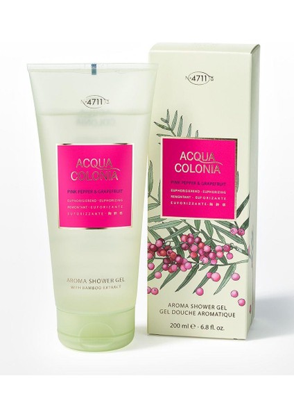 Acqua Colonia Pink Pepper & Grapefruit Shower Gel 200 ml Duş Jeli