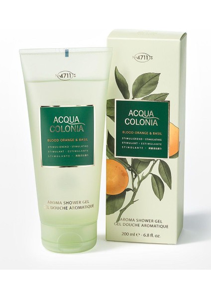 Acqua Colonia Blood Orange & Basil Shower Gel 200 ml Duş Jeli