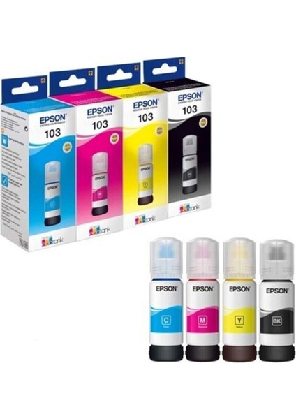 103 Ecotank L1210 Kırmızı Orjinal Mürekkep U C13T00S34A 65ML.