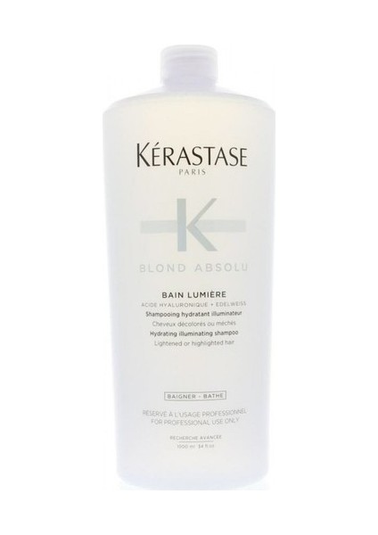 Blond Absolu Bain Lumiere Sarı Ve Gri Saçlar Için Şampuan 1000 Ml