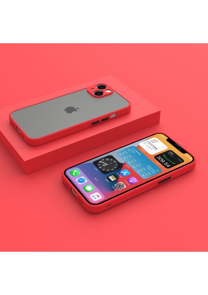 Apple iPhone 13 Kılıf 3D Kamera Korumalı Soft Matte Smoke Case fırsatları