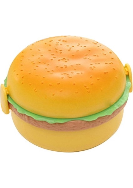 Hamburger Öğle Yemeği Kutusu Çocuk Bento Kutusu (Yurt Dışından)