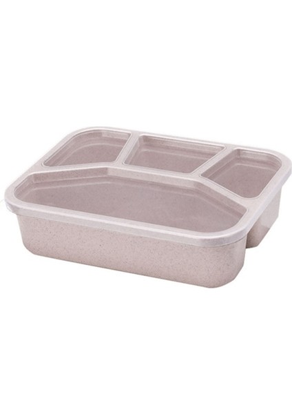 Sağlıklı Buğday Saman Mikrodalga Bento Öğle Yemeği Kutusu (Yurt Dışından)
