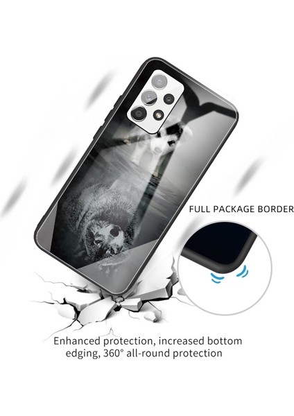 Galaxy A52 4g / 5g / A52S 5g Için Desenli Baskılı Temperli Cam + Tpu Telefon Kılıfı (Yurt Dışından) fiyatları