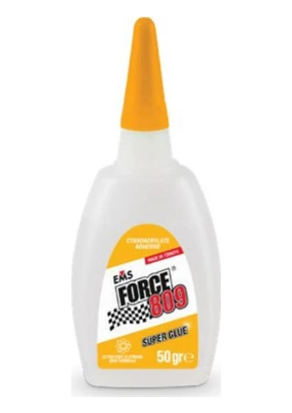 Force 809 Süper Hızlı ve Kuvvetli Yapıştırıcı Koyu Kıvamlı 50 gr