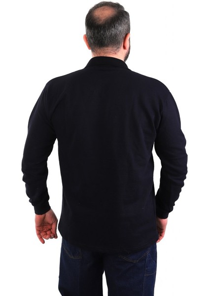- Polo Yaka Sweatshirt - Cepli - Lacivert fiyatları