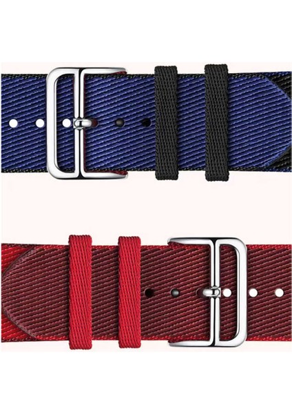 Apple Watch Seri 7/6/SE/5/4 Metal Toka Hasır Kordon KRD-51 NO2 42mm 44mm 45mm Uyumlu Kırmızı - Altın indirimleri