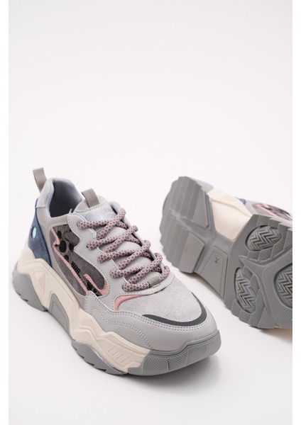 65100 Buz Gri Kadın Spor Ayakkabı