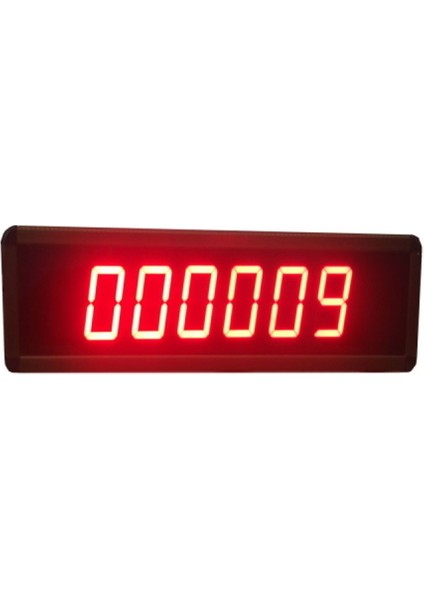 Sanec Kumandalı 6 Dijit Sayıcı (Kasa Ölçüsü 12X44 Cm)