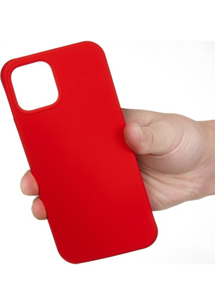 Apple iPhone 12 6.1 Inç Uyumlu Silikon Yumuşak Tpu Telefon Kılıfı - Kırmızı (Yurt Dışından) modelleri