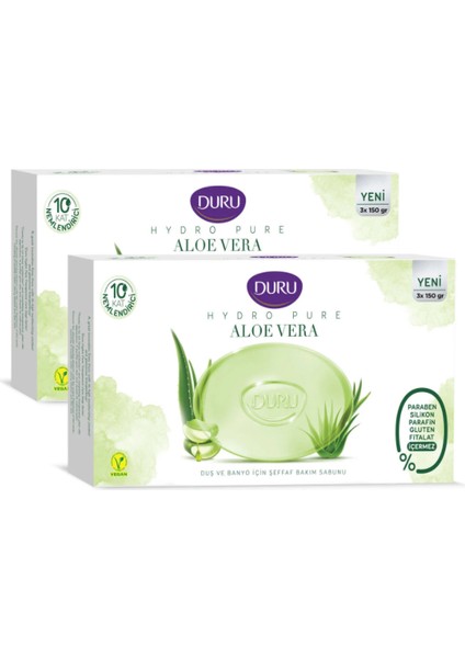 Hydro Pure Aloe Vera 3x150 Gr X 2 Adet