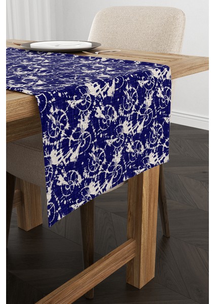 Laciver Marin Temalı Deniz Kabuğu Desenli Dijital Baskılı Runner CGH635 fiyatları