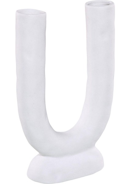 Modern Çiçekler Vazo Şamdanlar Heykel Oturma Odası Ofis Dekorasyon Için 8X17.5X2.5 cm (Yurt Dışından)