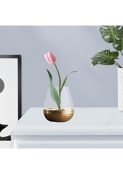 Minimalist Çiçek Cam Vazo Galvanik Düğün Tesisi Ev Dekorasyon Kısa B (Yurt Dışından) fiyatları