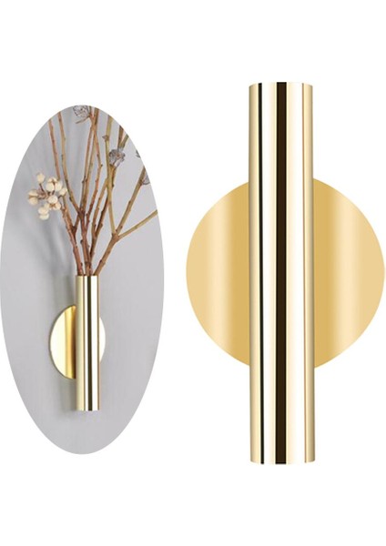 Ev Duvar Asılı Bitki Çiçek Vazo Tüp Oturma Odası Ekici Tutucu Dıy Altın (Yurt Dışından) modelleri