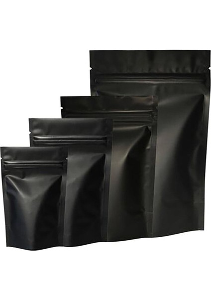 Mat Siyah Alüminyum Doypack (13X22,5) 100 Adet fiyatları