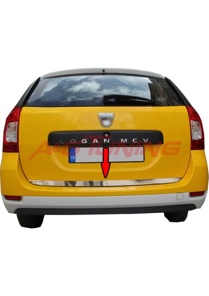 Dacia Logan Mcv Krom Bagaj Alt Çıta Formlu 2013 ve Sonrası Paslanmaz Çelik