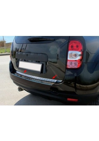 Dacia Duster Krom Bagaj Alt Çıta Formlu 2010-2017 Arası Paslanmaz Çelik