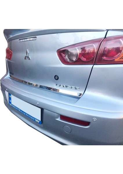 Mitsubishi Lancer Krom Bagaj Alt Çıta Formlu 2008-VE Sonrası Paslanmaz Çelik