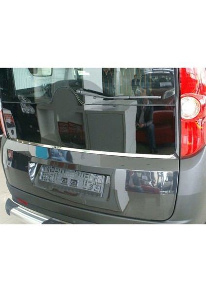 Fiat Doblo Krom Bagaj Camı Alt Çıta Formlu 2010-2014 Paslanmaz Çelik