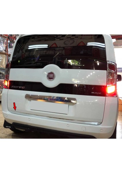 Fiat Fiorino Krom Bagaj Alt Çıta Formlu Paslanmaz Çelik