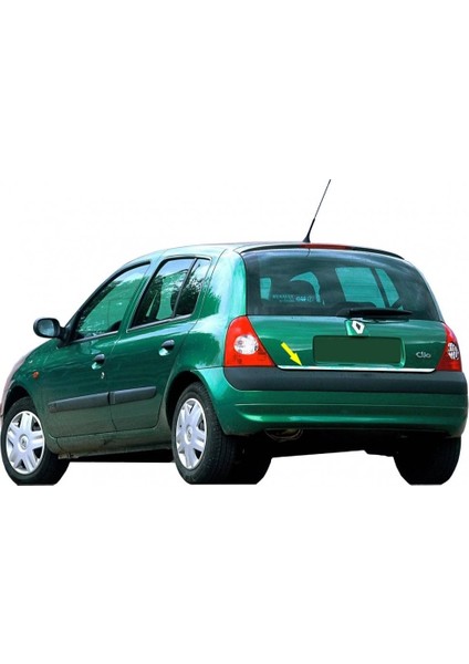 Renault Clio 2 Hb Krom Bagaj Alt Çıta Formlu Paslanmaz Çelik
