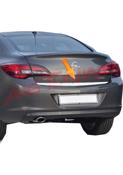 Opel Astra J Sedan Krom Bagaj Alt Çıta Formlu P. Çelik