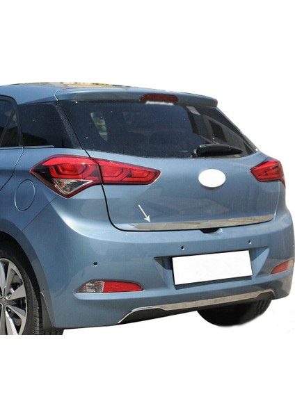 Hyundai I20 Krom Bagaj Alt Çıta Formlu 2014-2017 Paslanmaz Çelik