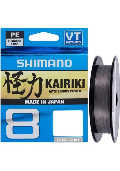 Kairiki X8 300 mt Steel Grey Örgü Ip Misina
