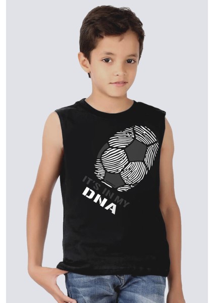 Renklerim Kartal Siyah Kısa Kollu Erkek Çocuk T-Shirt