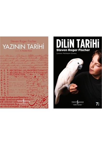 Steven Roger Fischer Kitapları Dilin Tarihi - Yazının Tarihi 2 Kitap Set