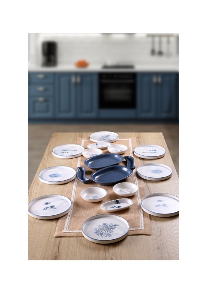 8 Kişilik Blue Magic 18 Parça Kahvaltı Takımı fiyatları